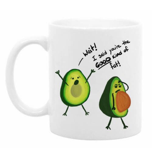 The Good Kind Of Fat Avocado Mug