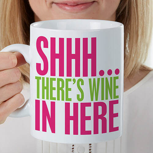 There's Wine In Here Mug