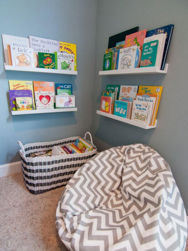 Simple Reading Nook For Kids