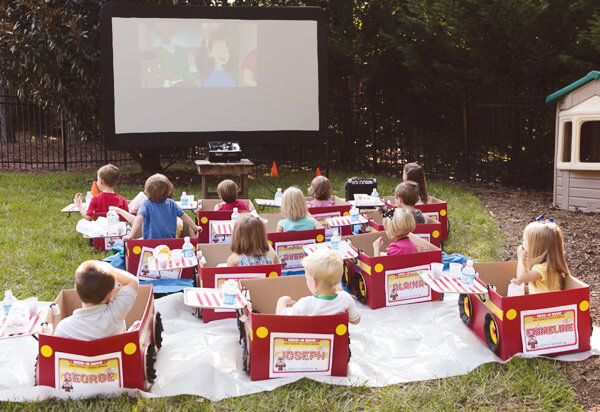 Kids' Drive-In Movie Birthday Party