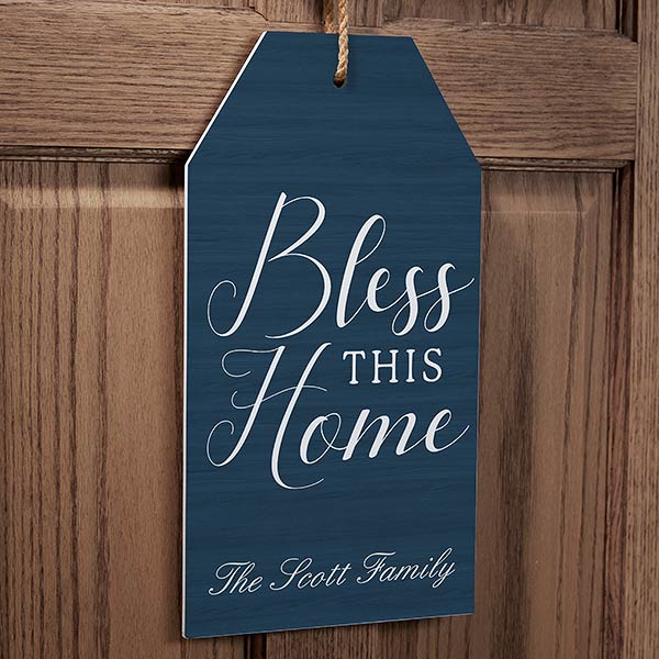 Real Estate Closing Gifts - Wooden Door Tag