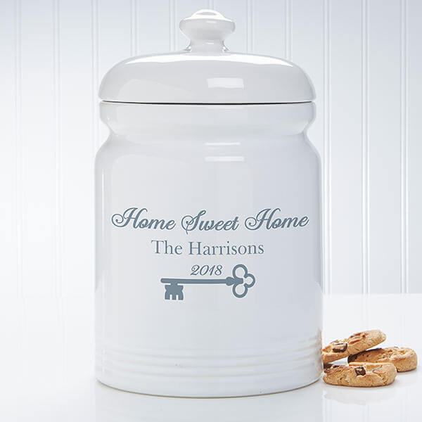 Real Estate Closing Gifts - Personalized Cookie Jar