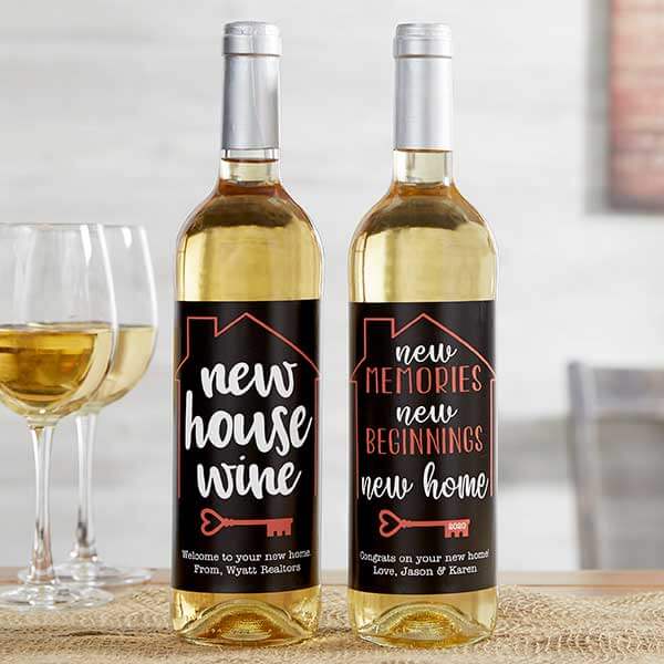Realtor Closing Gifts: Wine Bottle Label