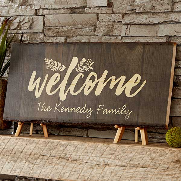 Real Estate Closing Gifts - Welcome Wooden Sign