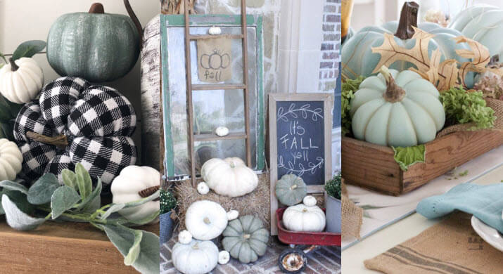 Buffalo Check Pumpkin Decor for Fall: Easy Fall Decor Idea for the Home