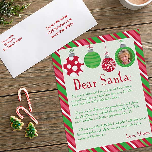 Personalized Letter To Santa