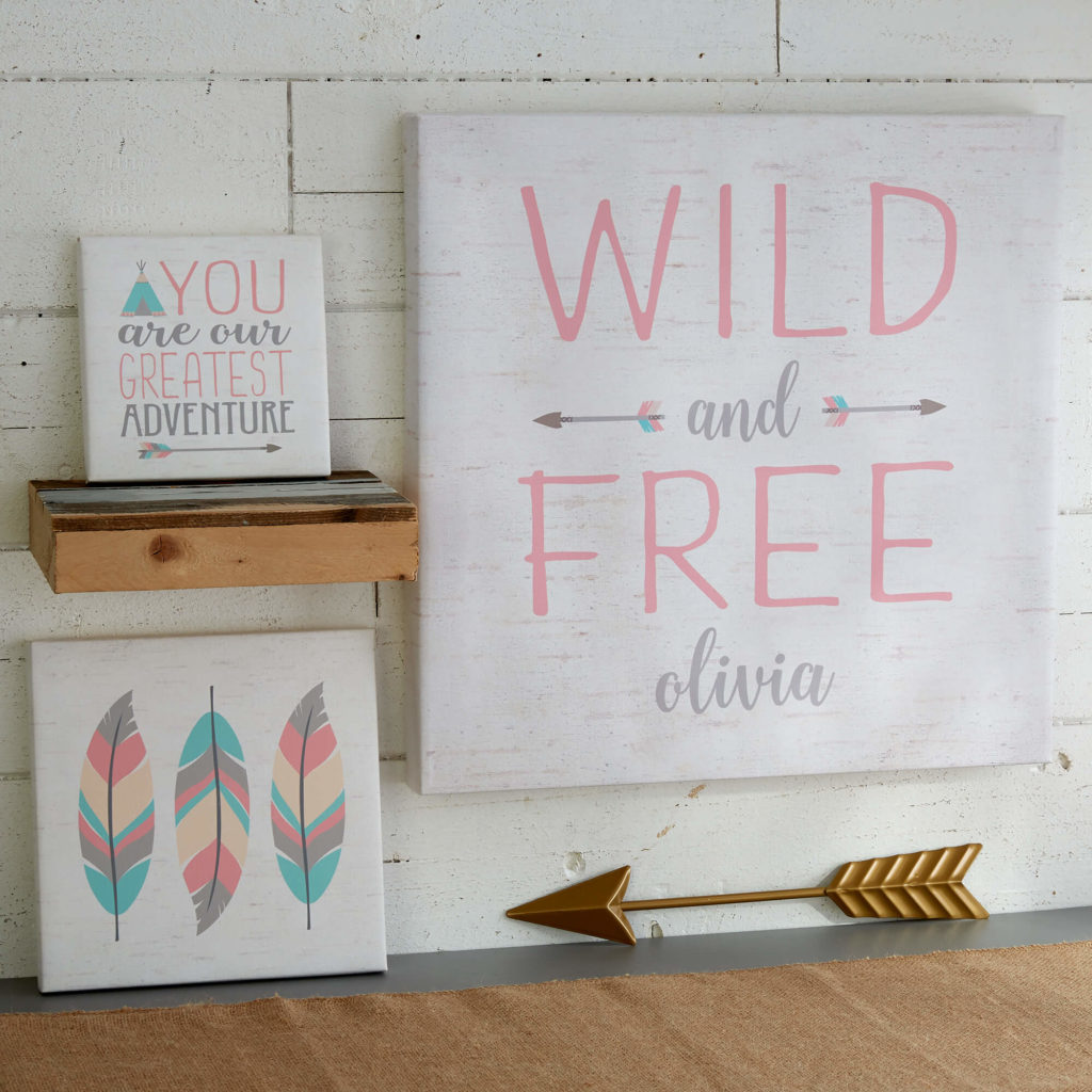 Boho Nursery Decor - Canvas Wall Art