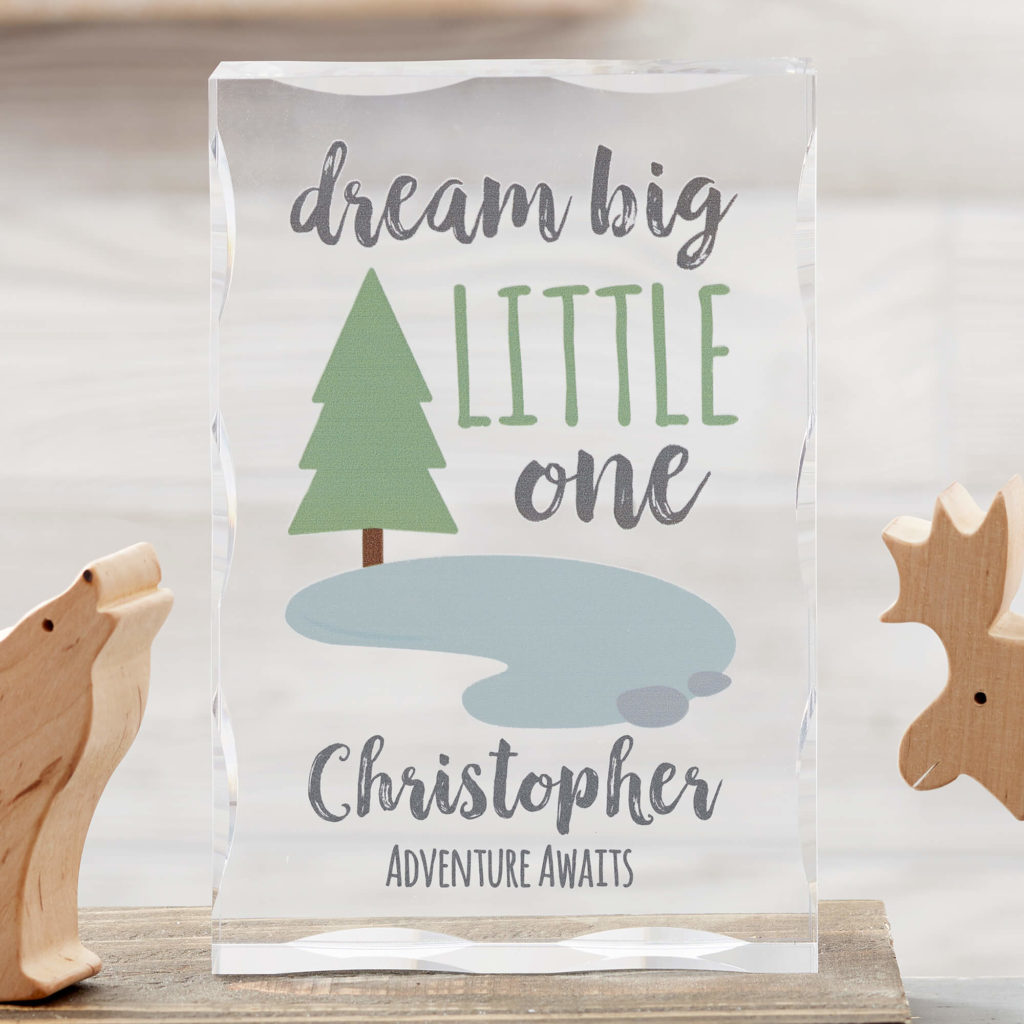 Woodland Nursery Decor - Baby Keepsake