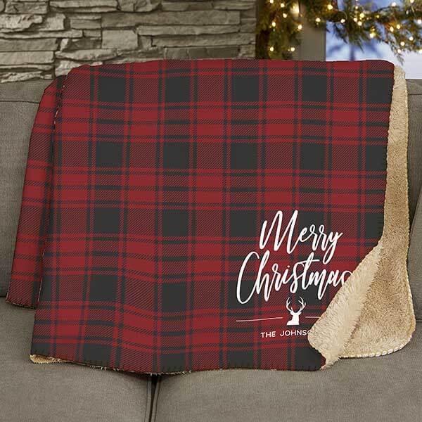 Christmas Plaid Blankets