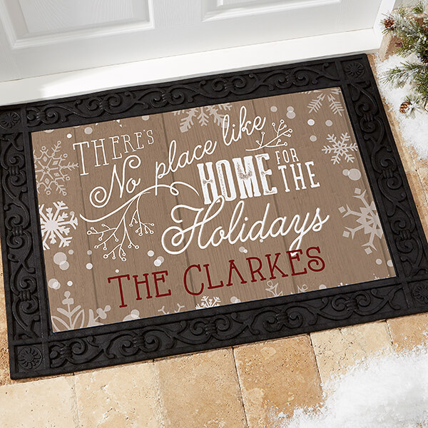 First Christmas In A New Home Doormat