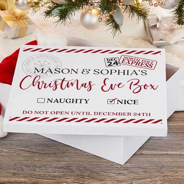 Personalized Christmas Keepsake Box