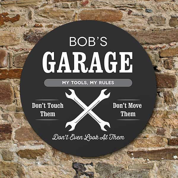 Personalized Garage Sign for Dad