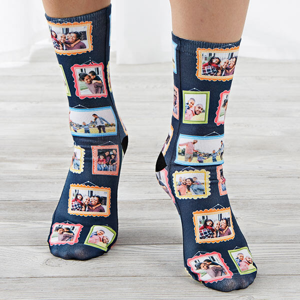Framed Photo Collage Socks