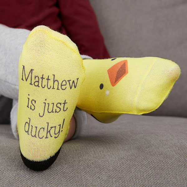 Just Ducky Custom Toddler Socks