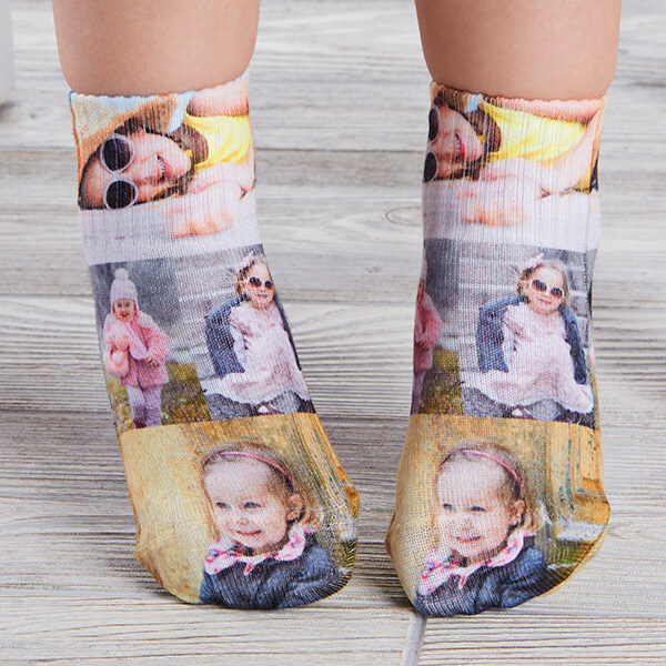 Toddler Photo Collage Socks