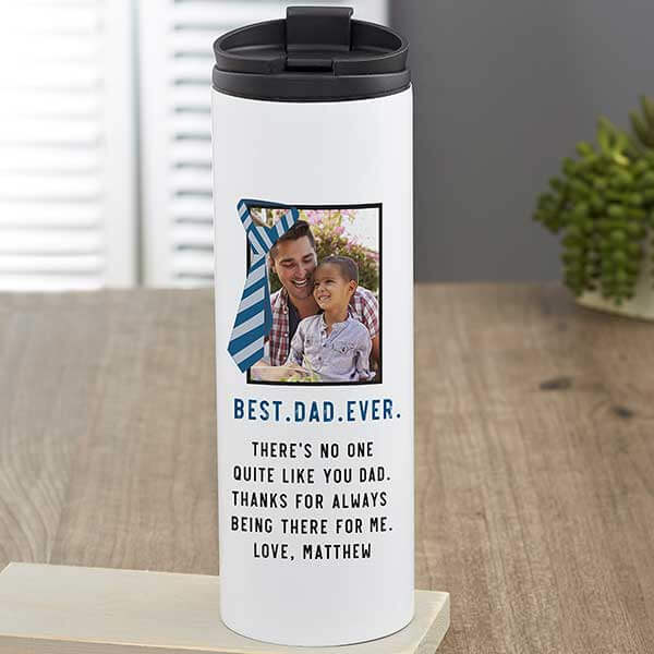 Father's Day Photo Travel Mug