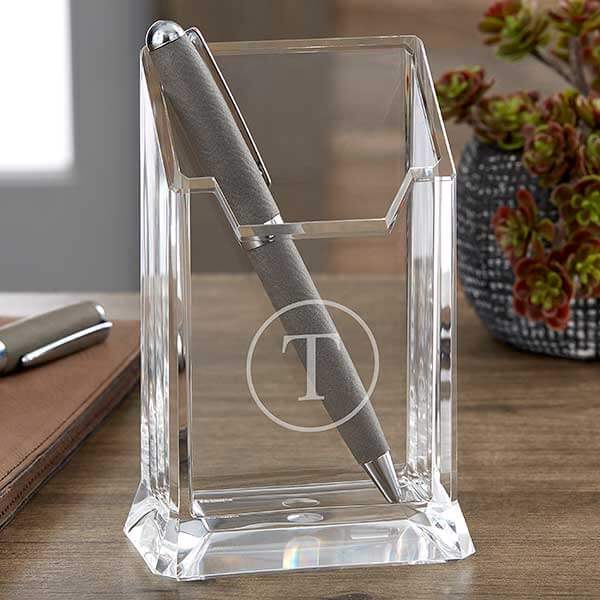 Personalized pen & pencil holder