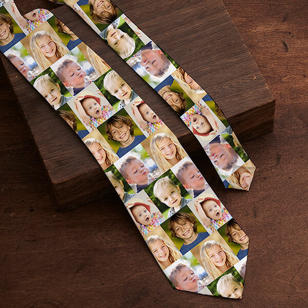 last-minute father's day gifts with Custom Photo Tie for Dad