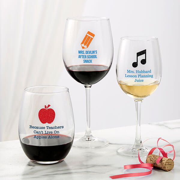 Teacher Wine Glass
