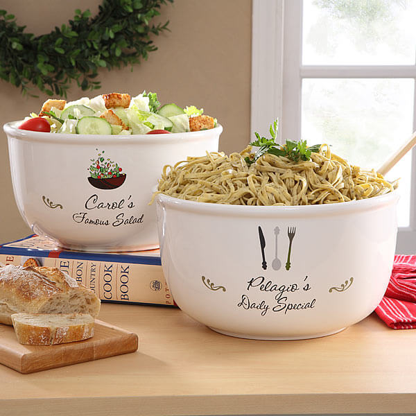 Personalized Serving Bowl