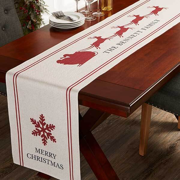 Nostalgic Noel Christmas Table Runner