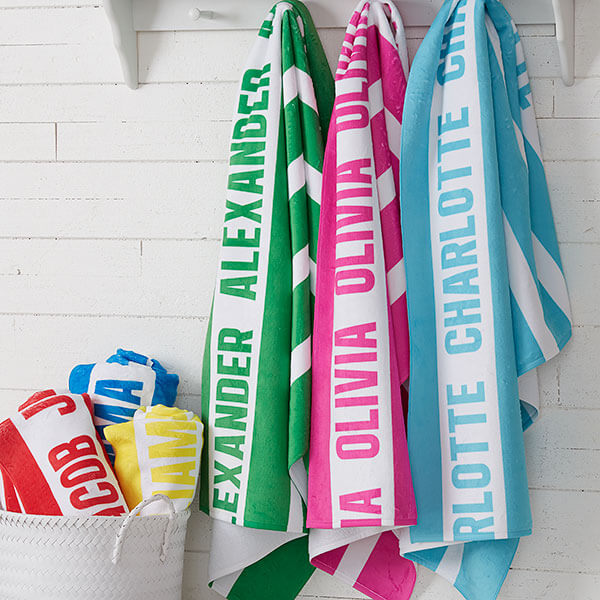 Personalized Beach Towels