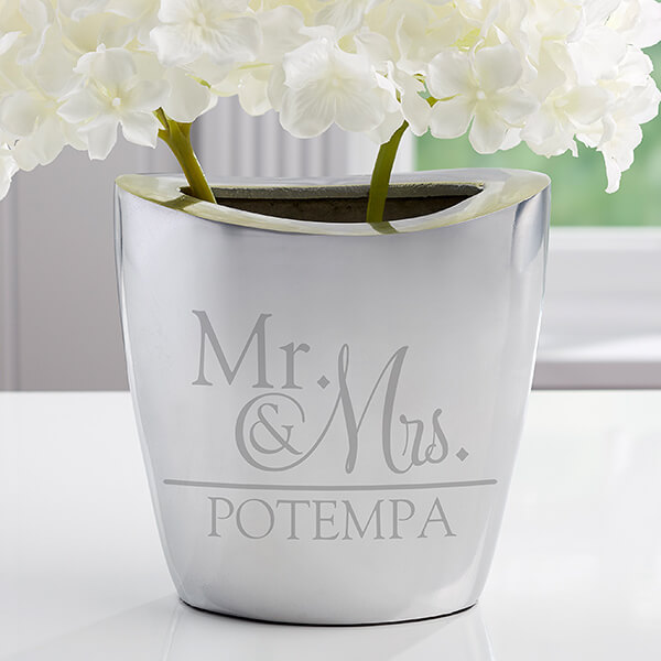 10th Anniversary Gift - Aluminum Flower Vase