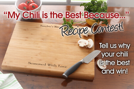 My Chili is the best because... contest