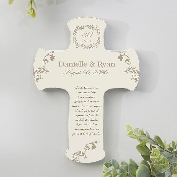 anniversary gift ideas with wall cross