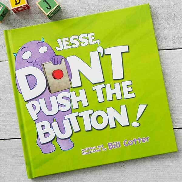 Don't Push the Button Personalized Kids Book