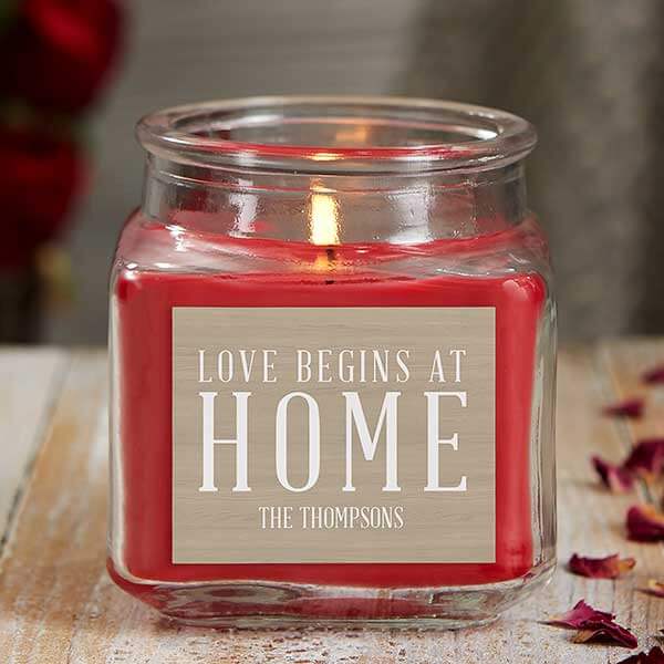 Love Begins at Home Scented Candle