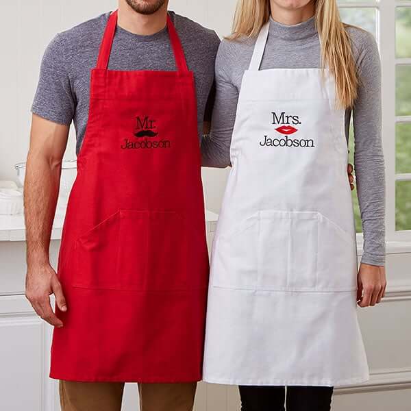 Couples Matching Aprons