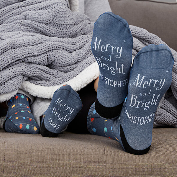 Custom Family Christmas Socks