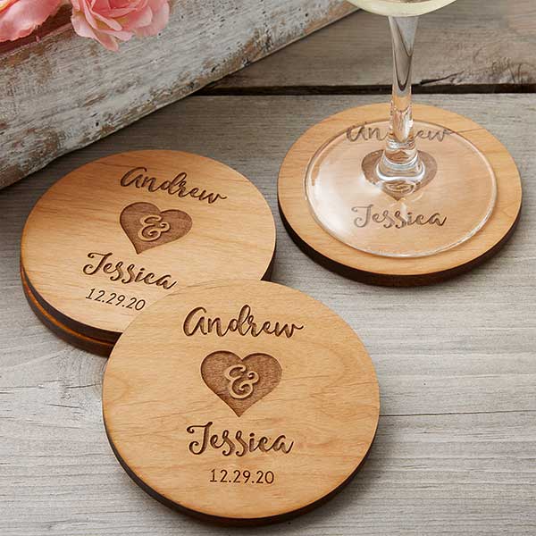 Engraved Wood Coasters