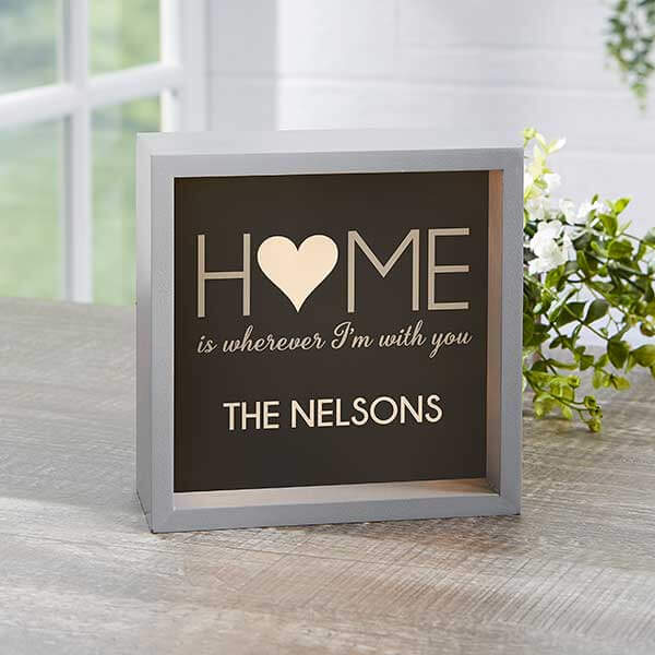 Home Personalized Light-up Keepsake