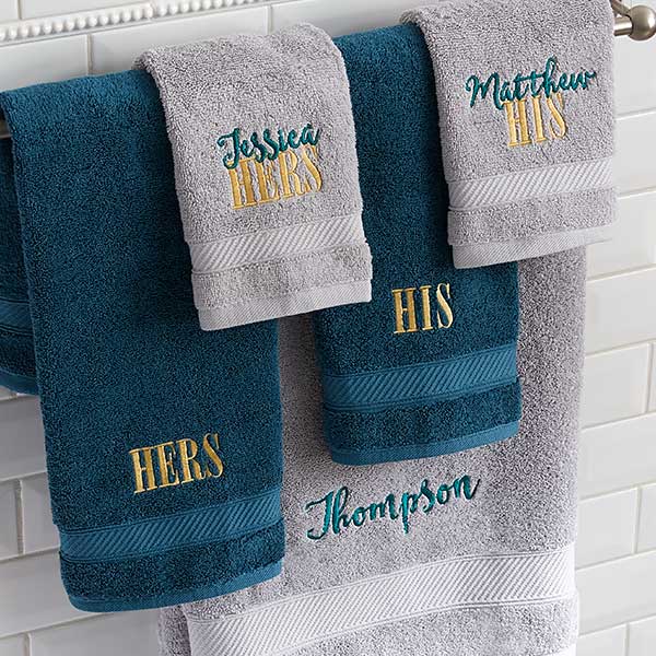 Personalized Bath Towels