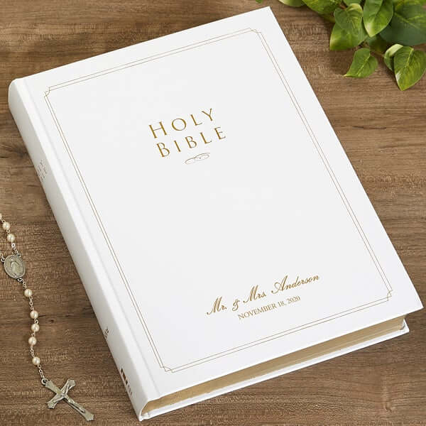 Personalized Family Bible Engagement Gifts