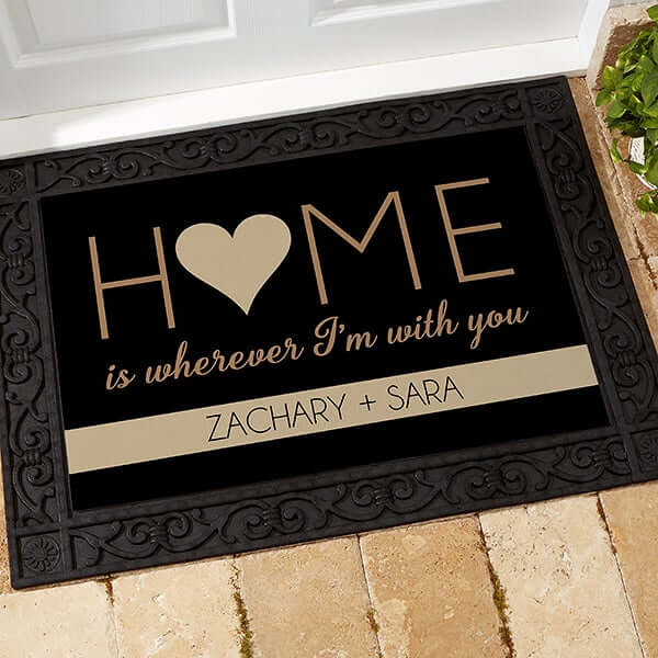 Personalized Doormat Engagement Gift