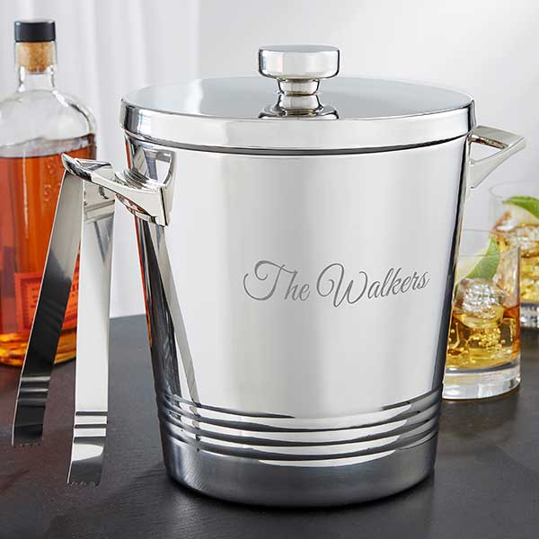 Personalized Ice Bucket with Lid