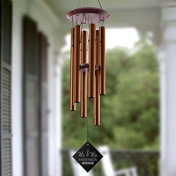 Personalized Wind Chimes Engagement Gifts