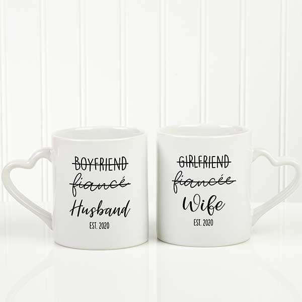 Relationship Status Couples Mug Set