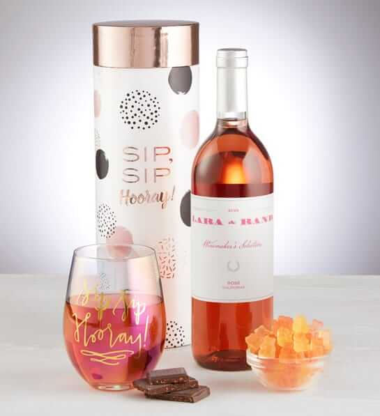 Wine & Glass Gift Set