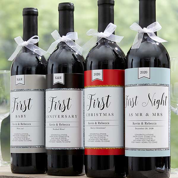 Year of Firsts Wine Engagement Gift