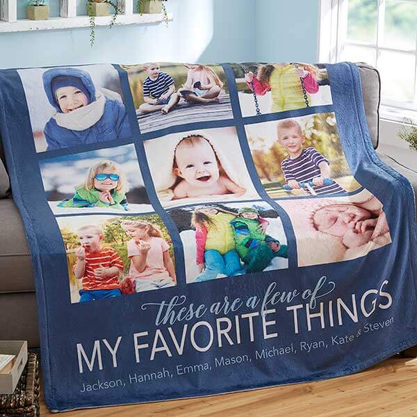 https://blog.personalizationmall.com/wp content/uploads///my favorite things photo blanket