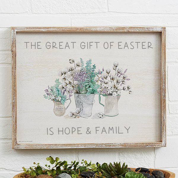 The Great Gift of Easter Custom Wall Art