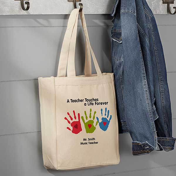 teacher appreciation gifts Canvas Tote Bags