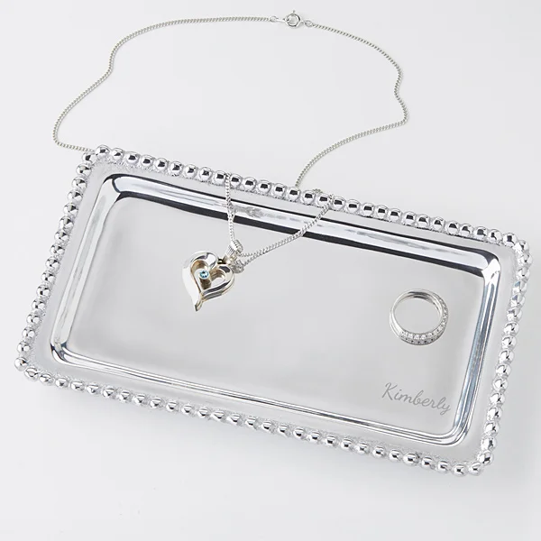unique engagement gifts with Jewelry Name Tray