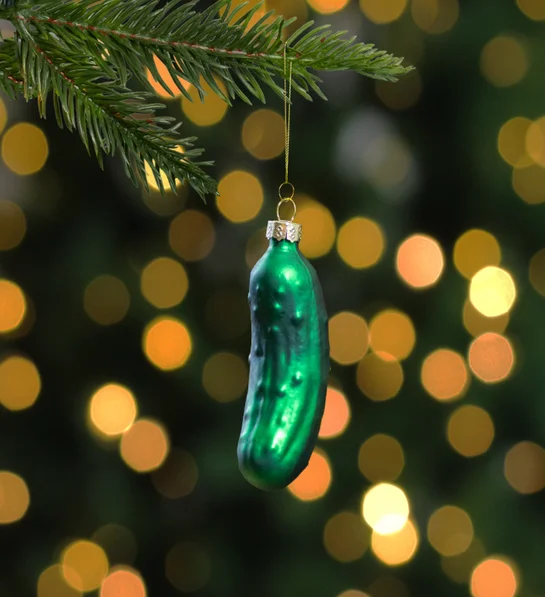 christmas traditions for kids Pickle Ornament