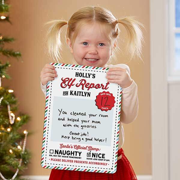 Elf Report - Christmas Traditions for Kids