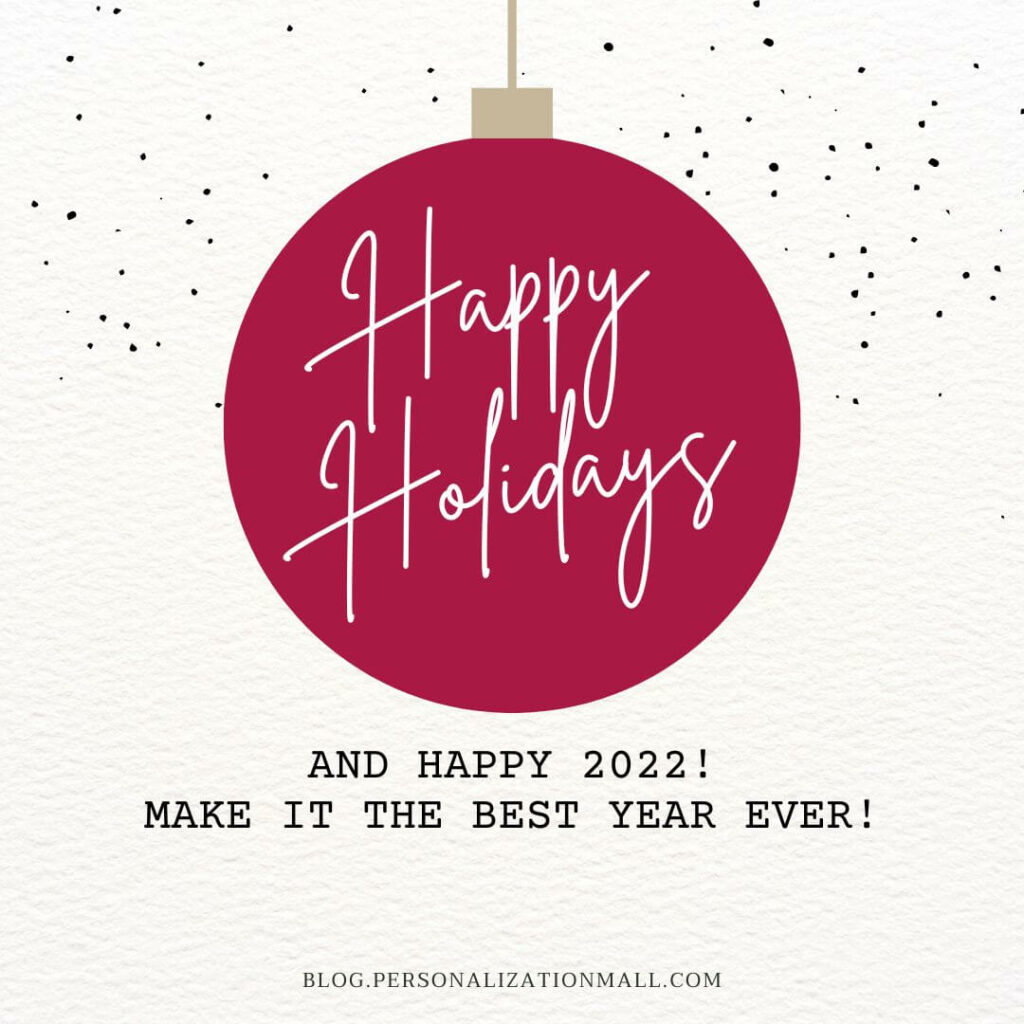 Happy hoplidays & happy 2022! Make it the best year ever.